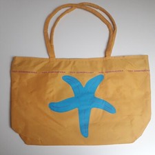 Borsa shopper gialla Repubblica Dominicana Santo Domingo tote bag a spalla