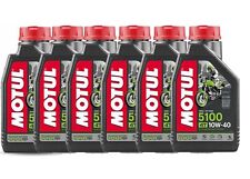 OLIO/MOTUL MOTO SCOOTER 6 Lt LITRI  4T 5100 10W40 MA2 100 % SINTETICO X MOTO 4T