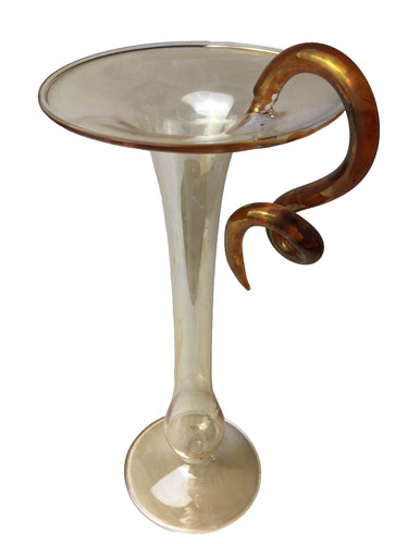 Vaso monofiore vetro soffiato - vaso,