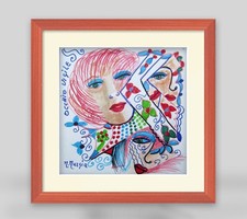 MARIA MURGIA  - Dipinto su