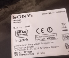 RICAMBI TV  SONY KD-43XF8596
