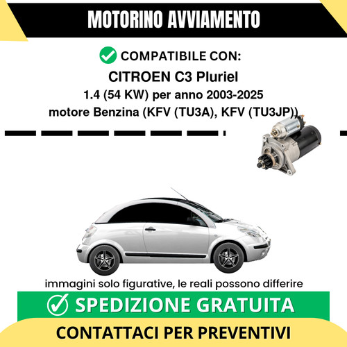 Motorino avviamento citroen - motorino,