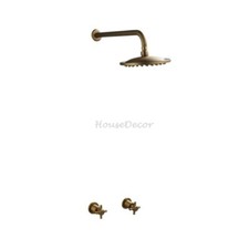 Rubinetto doccia ottone antico