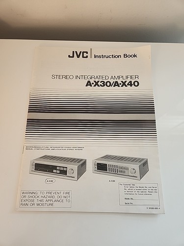 Jvc libretto istruzioni - jvc,