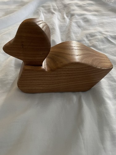 Wooden finished duck - wooden, shaped