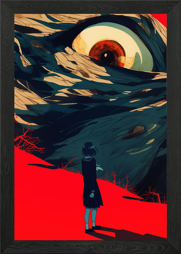 Poster arte parete - parete, con