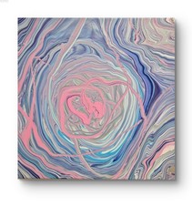 Quadro astratto 30x30cm acrilico su tela dipinto a mano arte contemporanea 