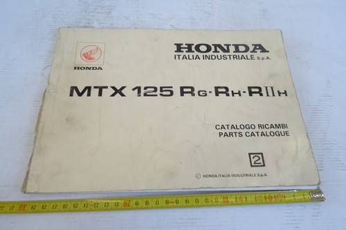 Honda mtx 125 r2h - rg, rh