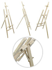 Cavalletto Pittorico Legno Inclinabile 122Cm Pittura Esposizione Tele Quadri dfh