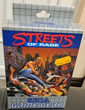 Streets Of Rage Game Gear ottime condizioni 1992 vintage retro gaming action game