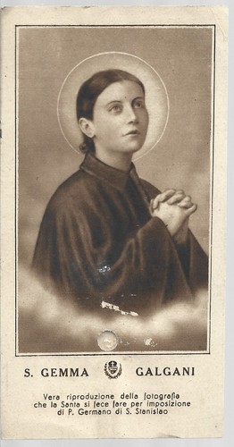 Santino santa gemma galgani - -,