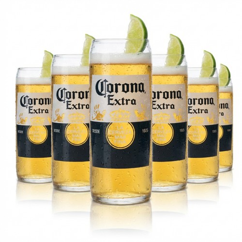 Bicchieri birra corona vetro - corona,