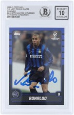 Ronaldo FC Internazionale Firmato 2022-23 Topps The Lost Rookie #R9 BAS 10 Card