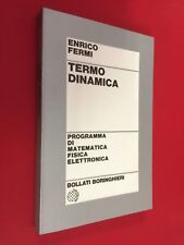 Enrico FERMI - TERMODINAMICA Boringhieri (1988) Libro MATEMATICA FISICA ELETTRON