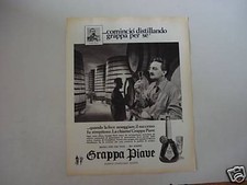 advertising Pubblicità 1968 GRAPPA PIAVE