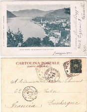 STOMAINO - CERNOBBIO - COMO - VILLA D'ESTE - VIAGG. 1900 -23746-