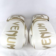 Guantoni da boxe Venum 10 oz bianco/oro
