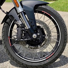 Kit strisce adesive cerchi compatibili con Moto Guzzi Stelvio Duecento Tributo