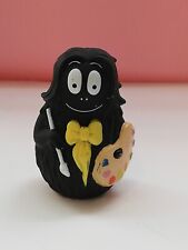 BARBAPAPÀ barbapapà Pittore FIGURA NERA Gioco Cartoni Animati TOYS Plastica 
