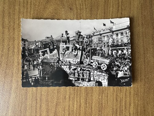 Cartolina carnevale nizza - carnevale,