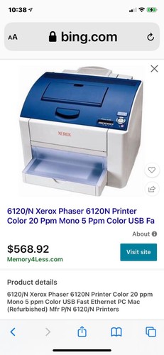 Xerox phaser 6120 - phaser,