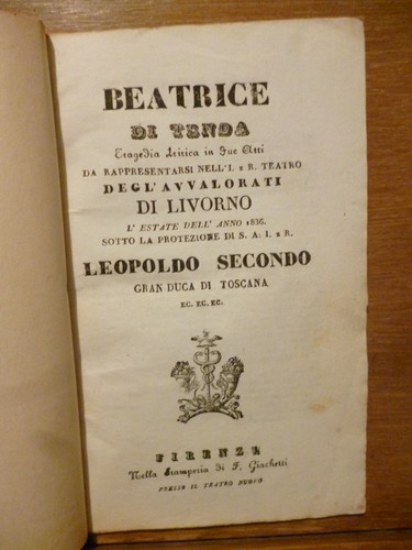 Beatrice tenda tragedia - beatrice,