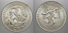Messico 25 Pesos 1968 Mexico