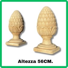 Coppia pigne pigna in cemento marmo decorazioni da giardino terminale colonna