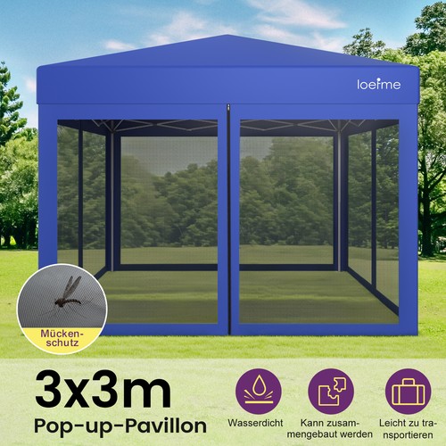 Gazebo 3x3m altezza - gazebo, regolabile