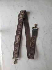 David Jones tracolla Regolabile borsa  borsello in tela Marone Beige Vintage Y2k