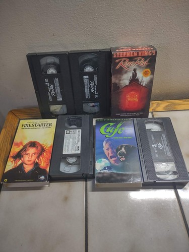 Stephen king vhs lot - king,