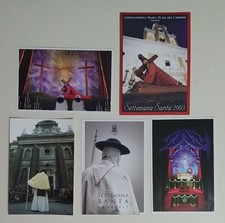 Lotto di 5 Cartoline Settimana