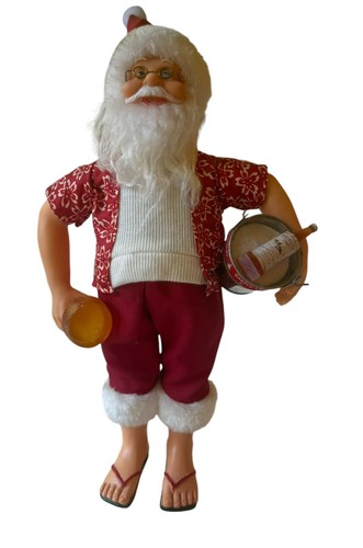 Decorazione statuina babbo - statuina,