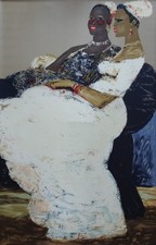 Salvatore Fiume Serigrafia su Foulard