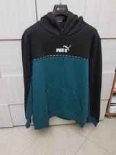 Puma * Felpa invernale uomo * tg XXL * verde e nera * Nuova con cartellino