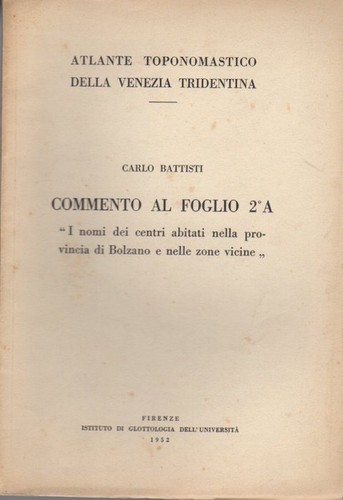Commento foglio i - foglio, 2°a: