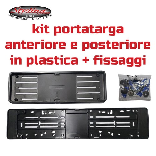 Portatarga auto anteriore - auto,