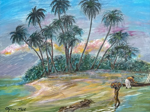 Agnes tait dipinto originale - tait,