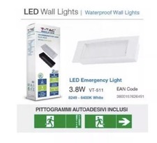 LAMPADA EMERGENZA V-TAC LED