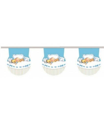 Festone bandierina baby boy - bandierina,