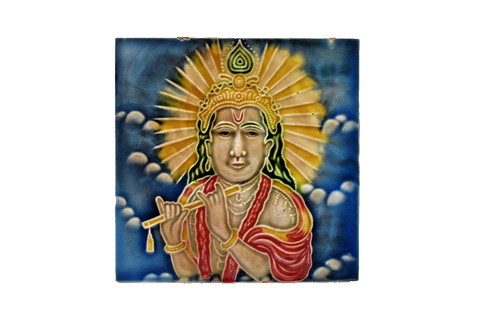 Antico krishna mattonella arte - mattonella,
