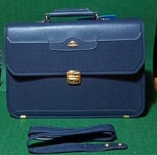 SAMSONITE Space BLU 24 ore Valigia Borsa porta documenti con chiave e tracolla