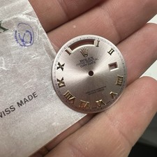 Rolex 118205 Day Date Pink Gold Dial Salmon Roman NOS