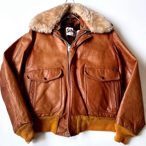 Giacca bomber schott usa pelle - schott,