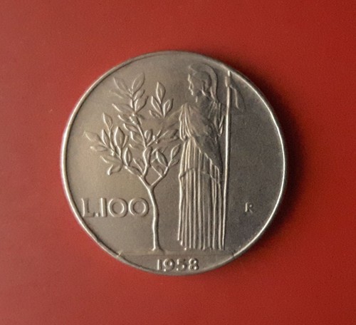 100 lire 1958 - lire,
