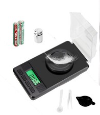 Bilancia digitale milligrammo 50 g/.001 g bilancia da laboratorio diamante oro pentole LCD nuova