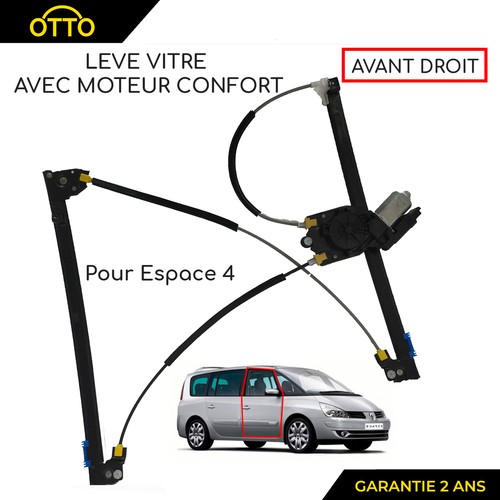 Lève vitre avec moteur - vitre, temic