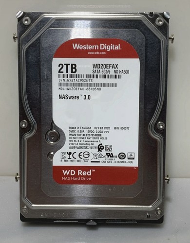 Hdd nas red 2tb - red, western
