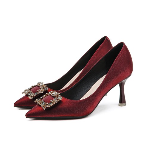 Decolte scarpe rosso raso - scarpe,