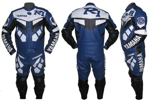 Yamaha tuta uomo pelle moto - tuta,